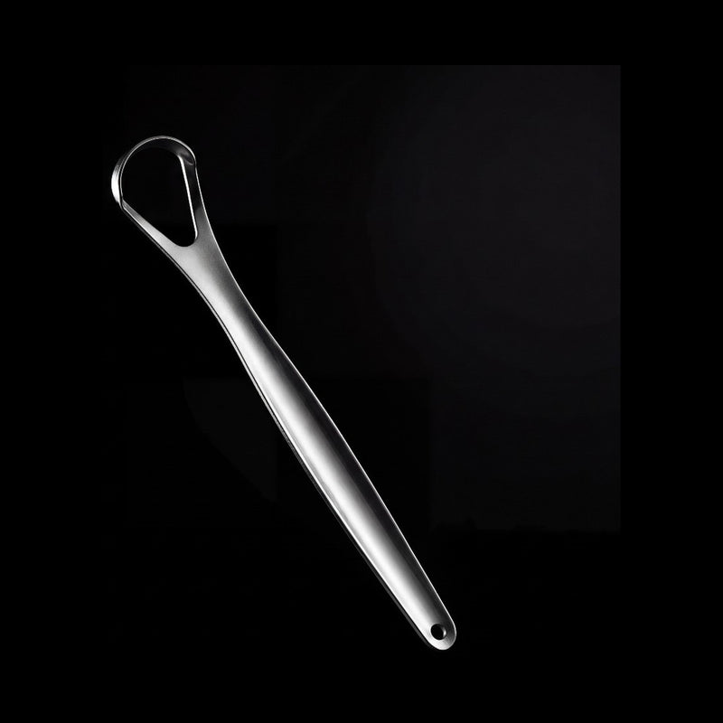 BrushIQ stainless tongue scraper